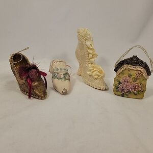 Elegant Cream and Gold Women's Shoes